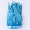 25-30Cm Dyeing Purple Tail Cloth Edge Clothing Accessories Pendant Handicraft Material Chicken Feather Cloth Belt Diy