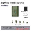 Electric Air Pump Portable Compressor Inflation/Deflation Pump Suitable for Inflatable Cushions Swimming Rings With Lighting