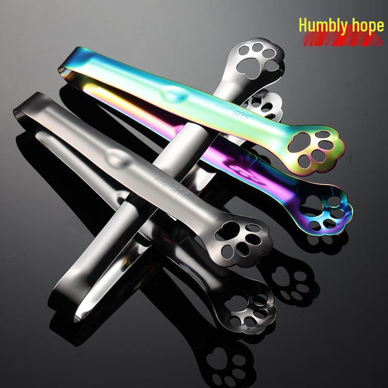 QianXing 304 Stainless Steel Cat Paw Tongs