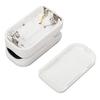 Oximeter LED Screen Fingertip Clip Type Blood Oxygen Saturation Monitor with Lanyard White