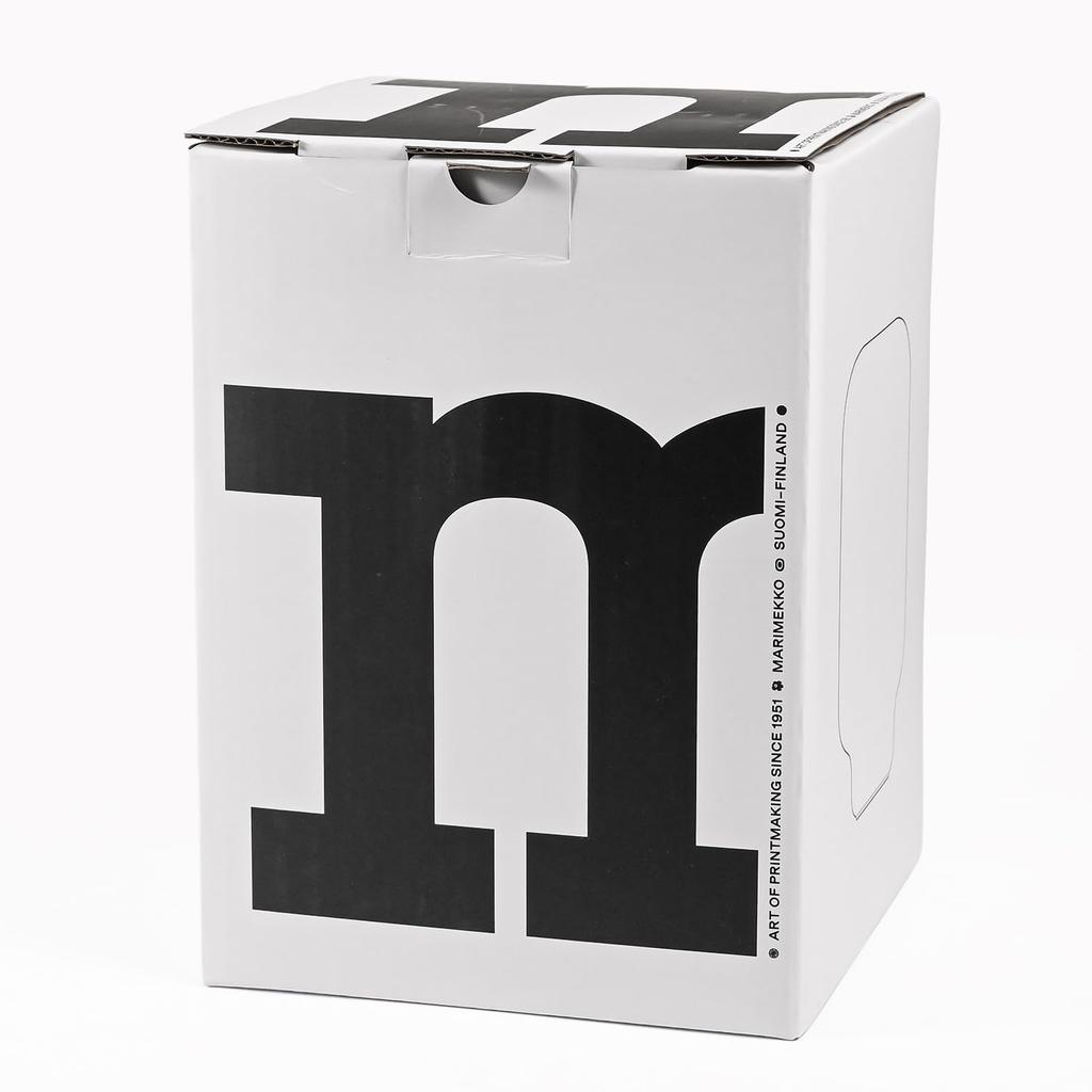 Marimekko Unikko 73034 073034 Scandinavian Decorative Interior Decor Vase, White, 100, Design, Object, [Used]