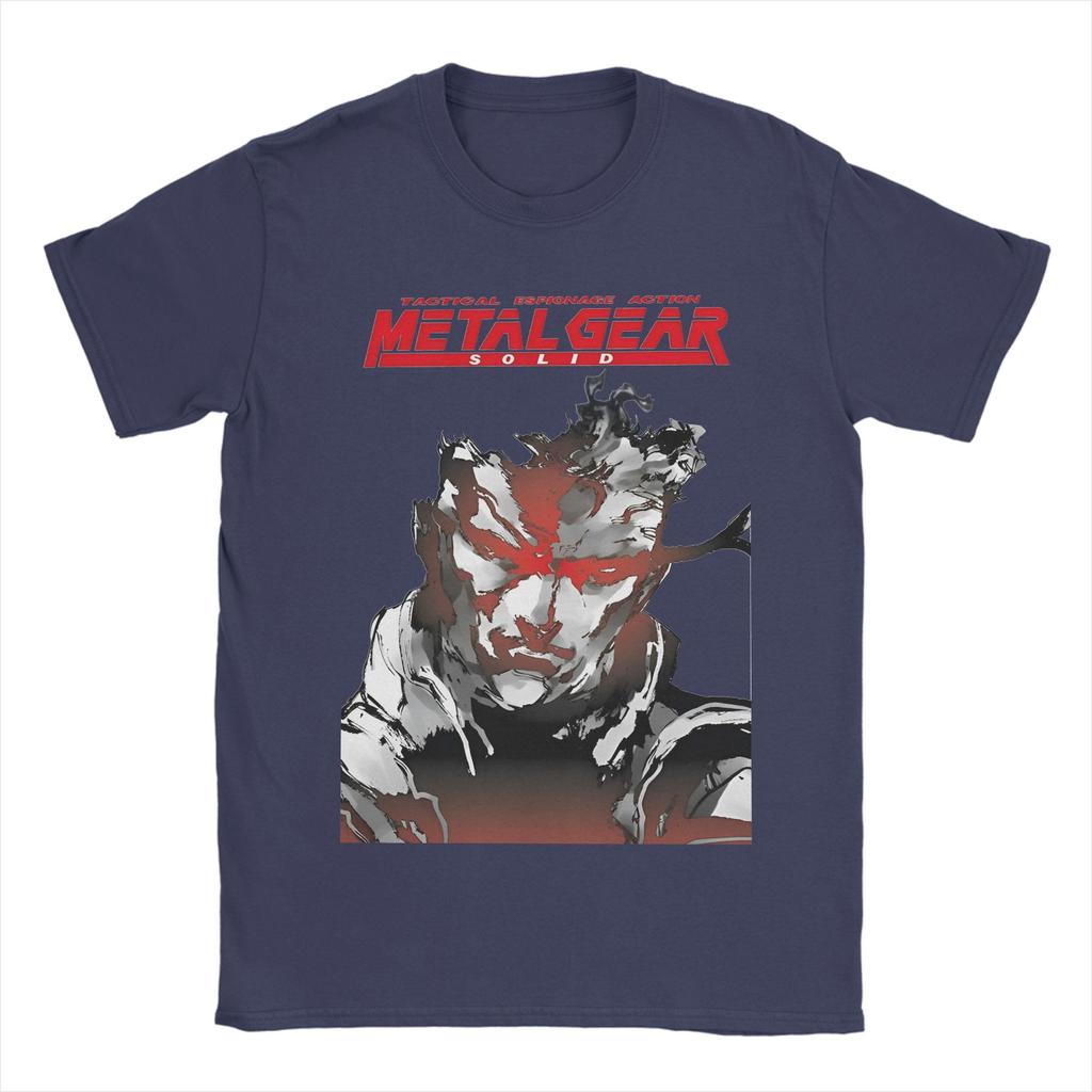 Metal Gear Solid Game T Shirt Beach Pure Cotton T Shirts For Man Leisure Custom DIY Tee Shirt Short Sleeve Classic Tops