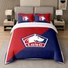 3Pcs Bedding SetLOSC Lille FC Soft Bed Sheet and Two Pillowcases Home Bedroom Decor