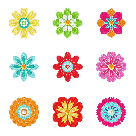 DIY Pintura Diamante Pingente Forma Criativa Cor Brilhante Brilho DIY Bordado Artesanato Janela