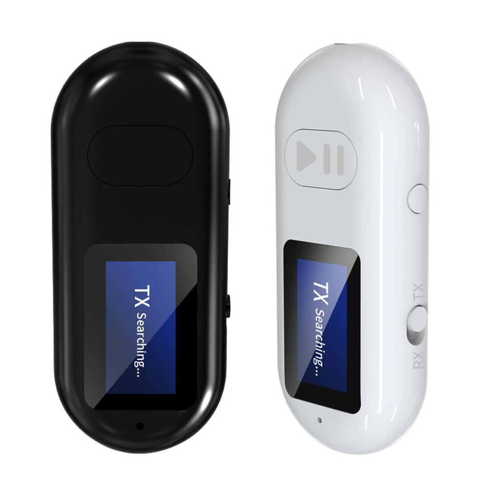 

Bluetooth Receiver Receiving And Transmitting Two-in-one 3.5mm Typec Dual-interface Bluetooth Listening Song Wireless Connector білий