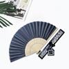 Folding Fan Silk Wedding Dance Hand Fan With Gift Box Party Favors