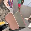 Silicone Glasses Bag Portable Protective Glasses Case Scratch-Resistant Eyeglasses Pouch Hanging Protective Cover with Lanyard