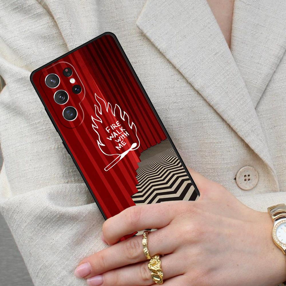 TWIN PEAKS Art Print Cell Phone Case for Samsung Galaxy S26 Ultra S25 S24 S23 S22 S21 S20 Note10 Cover