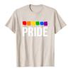 Unisex Streetwear  Pride LGBTQ Rainbow Graphic Merch Tees Summer O-neck Casual Short Sleeve T-shirt Fashion Design Print Tshirts