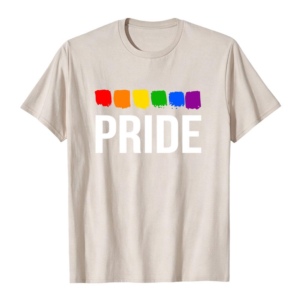 Unisex Streetwear Pride LGBTQ Rainbow Graphic Merch Tees Summer O-neck Casual Short Sleeve T-shirt Fashion Design Print Tshirts