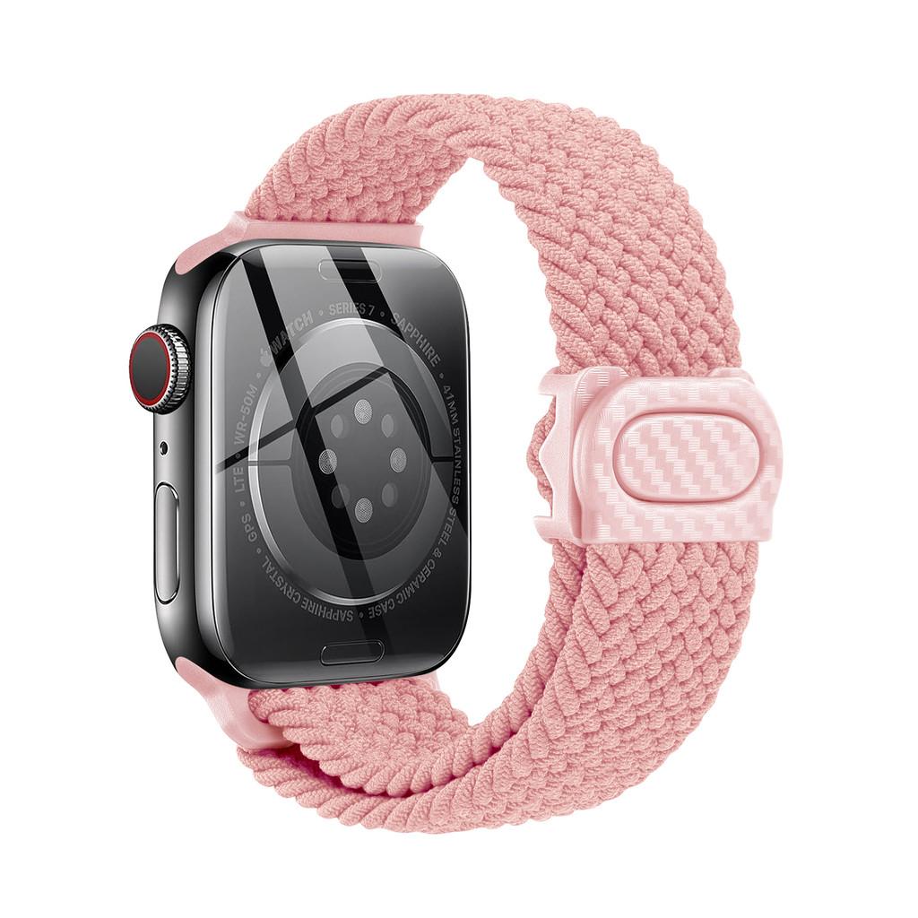 Strap For Apple watch band 44mm 42mm 40mm 45mm 46mm 41mm 49mm Braided Solo Correa Bracelet iWatch 11 10 9 8  7 6 5 4 se Ultra3