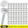 1000/100pcs Plastic Nails Screw Caps Decoration Covers Car Nut Nails Self-tapping Screws Protection Cover Furniture Hardware