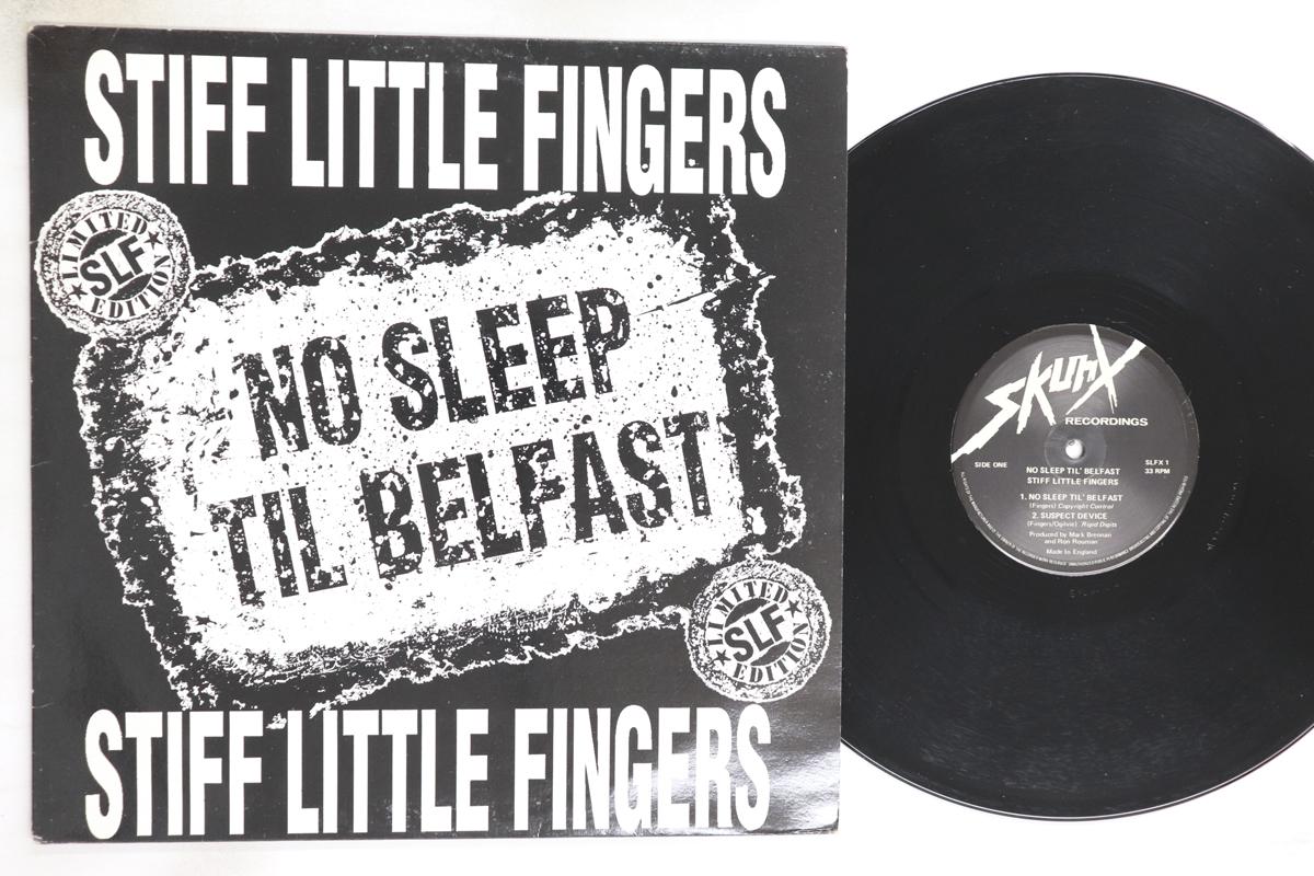 

LP Record STIFF LITTLE FINGERS - No Sleep til Belfast SLFX1 SKUNX RECORDING 1988 UK Rock Used