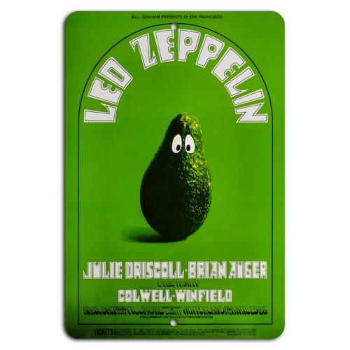 

Rocking with a Twist The Avocado Jam SessionAluminum 20x30cm（7.8x11.8inch）