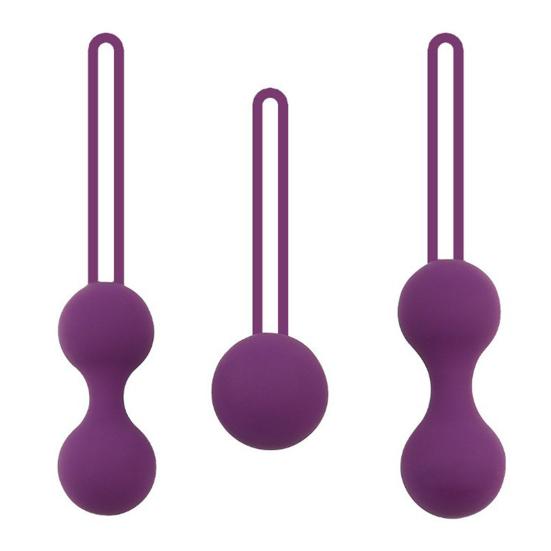 3Pcs Kegel Balls Vaginal Geisha BallSilicone Ben Wa Ball Vagina Tighten Exercise Machine Sex Toy for Women