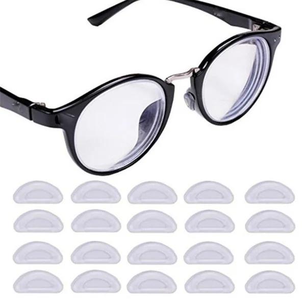 10/20pcs Glasses Nose Pads Adhesive Silicone Nose Pads Non-slip Transparent Nosepads for Glasses Eyeglasses Eyewear Accessories
