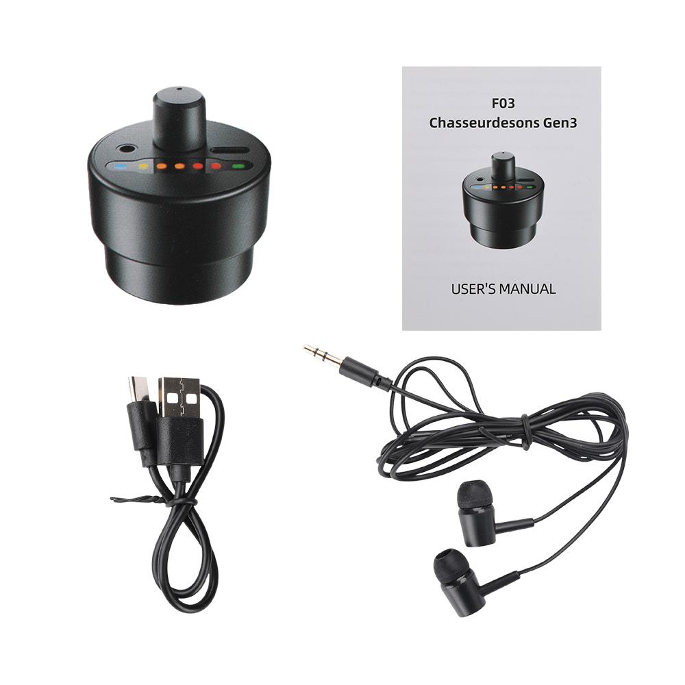

Water Mains Leak Detector Underground Pipe Leak Monitor Portable Type-C Leak Detector kit with Headphones for Indoor and Outdoor