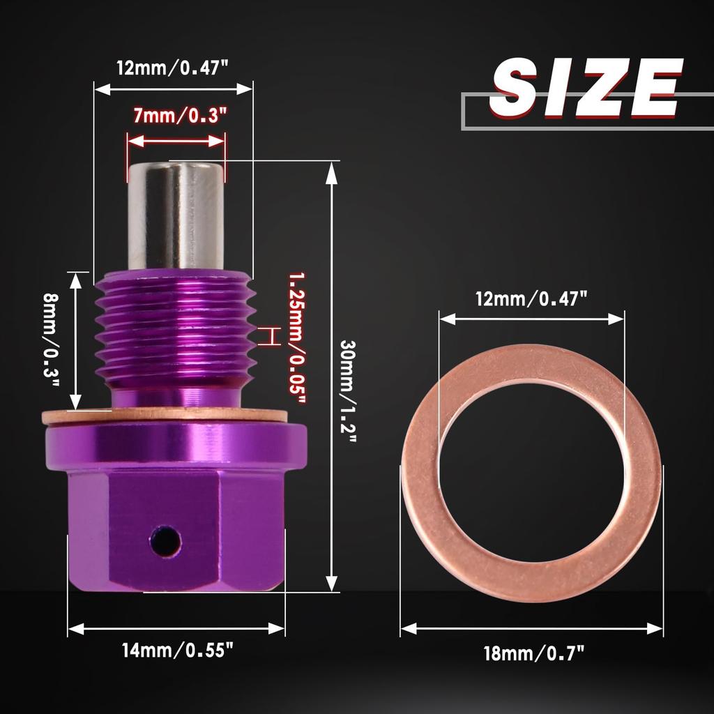 LEONTOOL Magnetic Oil Drain Plug Magnetic Oil Drain Plug Strong