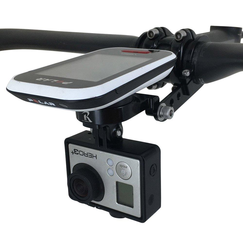 Polar Combo Narrow Type Lower for Handlebar Clamps with a Diameter LEC-Mount Mount, Double-Ended (with Adapter) [PL-Narrow19+GP] 31.8mm