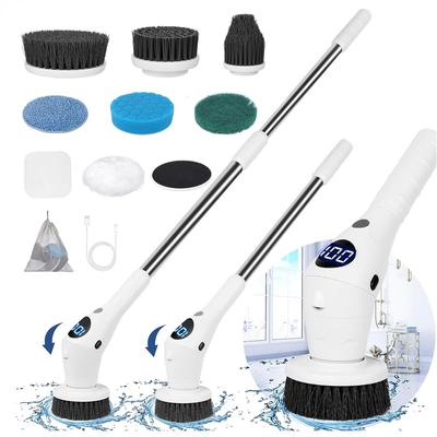 Electric Cleaning Brush Wireless Rotatable Multifunctional Wash Brush for Kitchen Bathroom Toilet Cleaning Brush Cleaning Tool