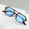 One Pair of Retro Square Frame Women'S Fashion Glasses Pilot Small Frame Classic Glasses Frame Very Suitable for Street Style