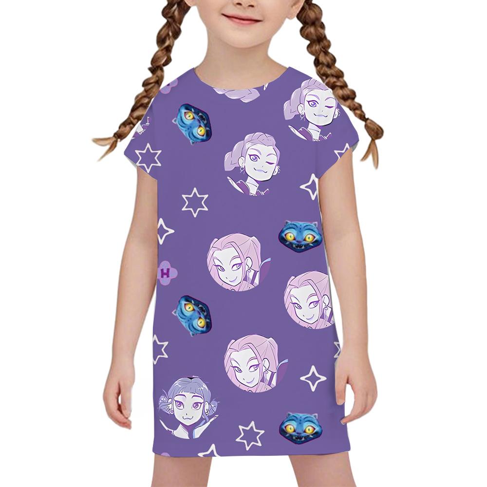 

Пижамное платье для девочек в стиле группы ведьм, детская одежда 120