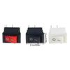 15Pcs Boats Rocker Switches 2 Position 2 Pin KCD1 101 Power Toggle Switches Iron Base & Plastic for Electrical Equipment