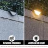 Outdoor Solar Step Lights, Warm White Light,IP66 Waterproof, Auto On, for Patio, Yard, Driveway, Porch Decoration