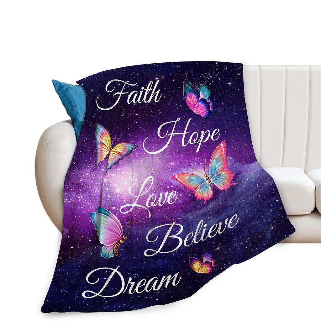Red Mushroom Printed Blanket for Sofa Bed Travel Camping Living Room Office Conditioning Blanket for All Seasons Gifts