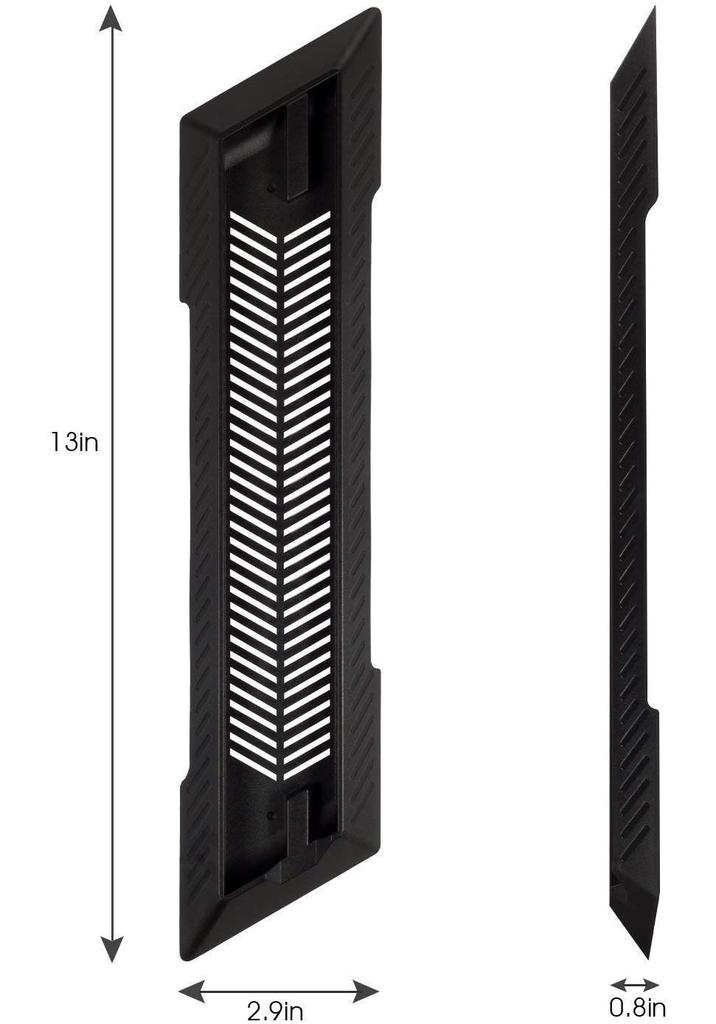 For PS4 Slim Vertical Bracket Host Cooling Bracket Vertical Cooling Base Bracket Black