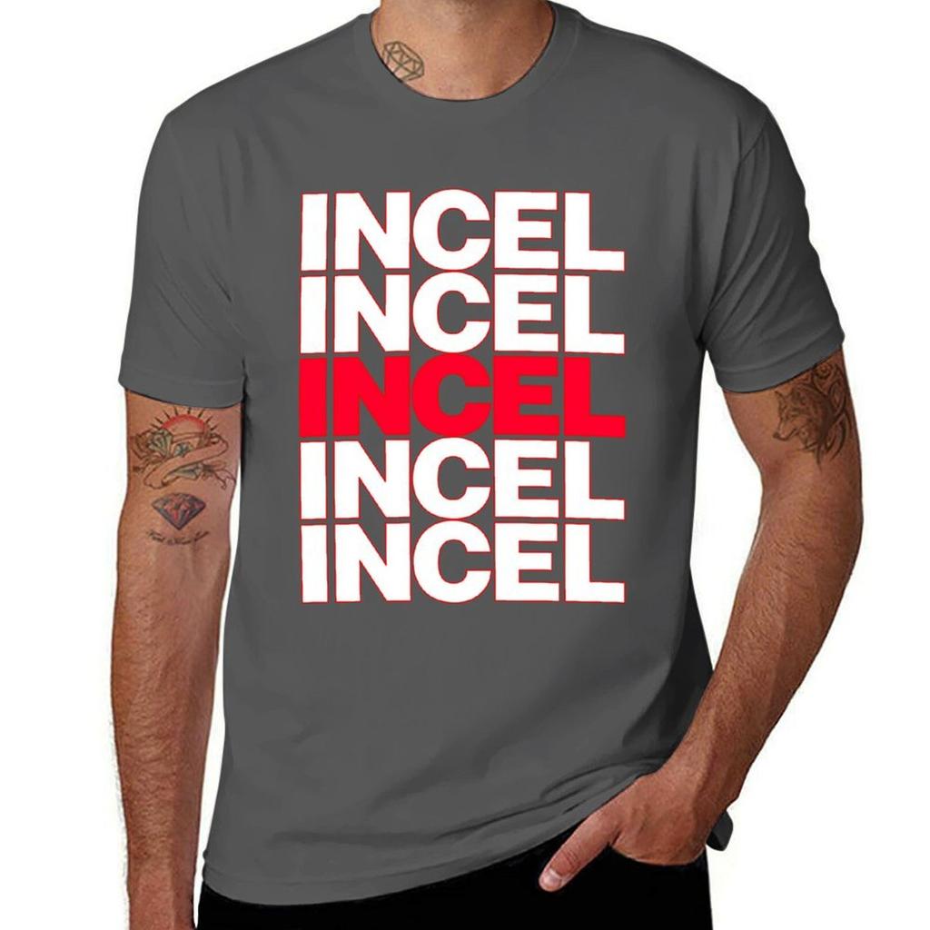 Incel Thank You Bag Text T-Shirt Man T Shirt Heavy Cotton T Shirts for Man Cotton Funny T-Shirt