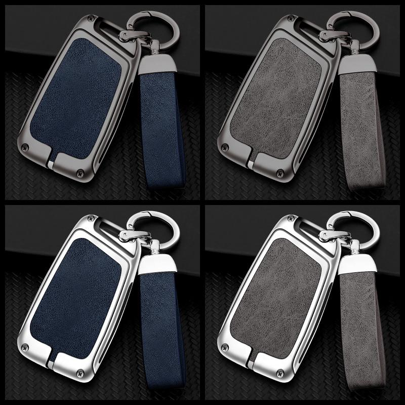 Alloy Car Key Case Cover Shell For Vw Volkswagen Magotan Magotan Gte Passat B6 B7 B8 Cc Arteon For Skoda Fabia Superb A7 Kodiaq