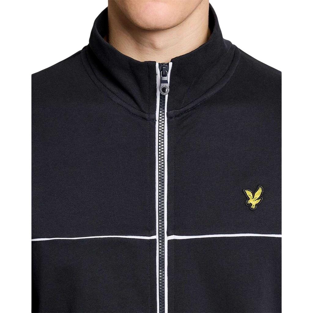 Lyle & Scott Herren Trainingsanzug Oberteil mit Paspeln