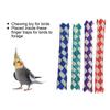 3PCS/5PCS/6PCS Stress Relief Chinese Finger Trap Natural Bamboo Bird Chew Toy Puzzle Toy  Gag Gift