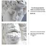 David Head Bust: Plaster Sculpture for Art Students & Teaching Aids