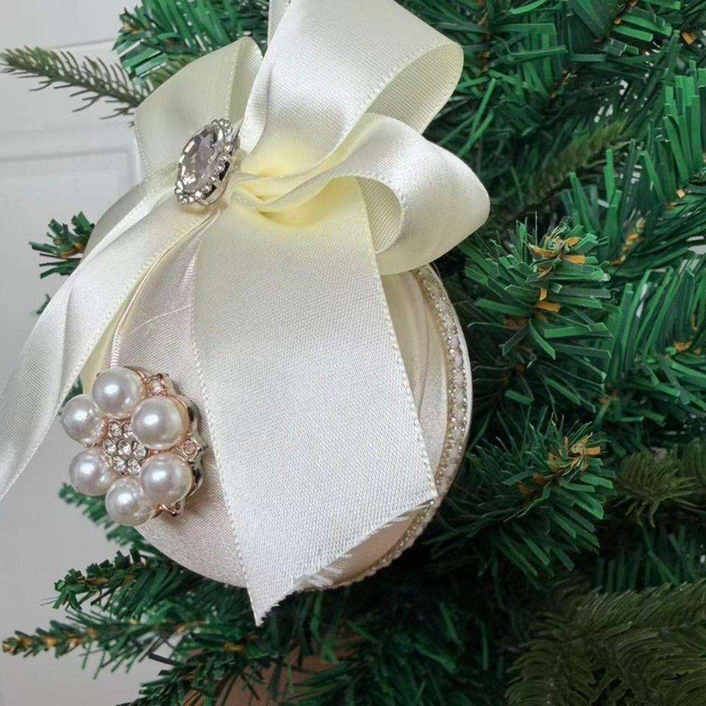 Foam Xmas Tree Hanging Baubles with Sequins Foam Xmas Spheres Pendant  Party