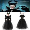 Maleficent Angelina Jolie Cosplay Kostuum Jurk Halloween Feest Outfit Voor Kinderen