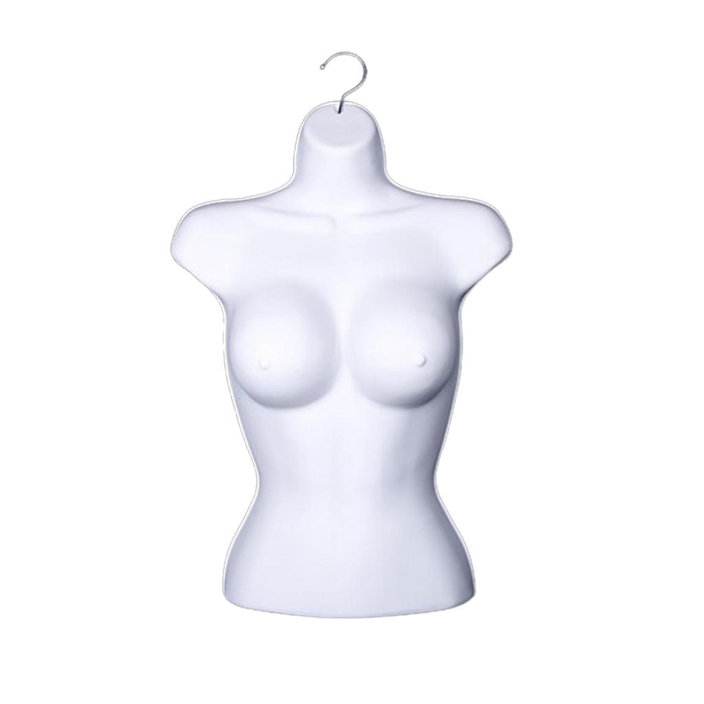 Hanging Form with Hook,Body Torso Women Dress Form,Swimsuit Big Chest Model Pajamas Display Stand Hollow Back Mannequin Torso