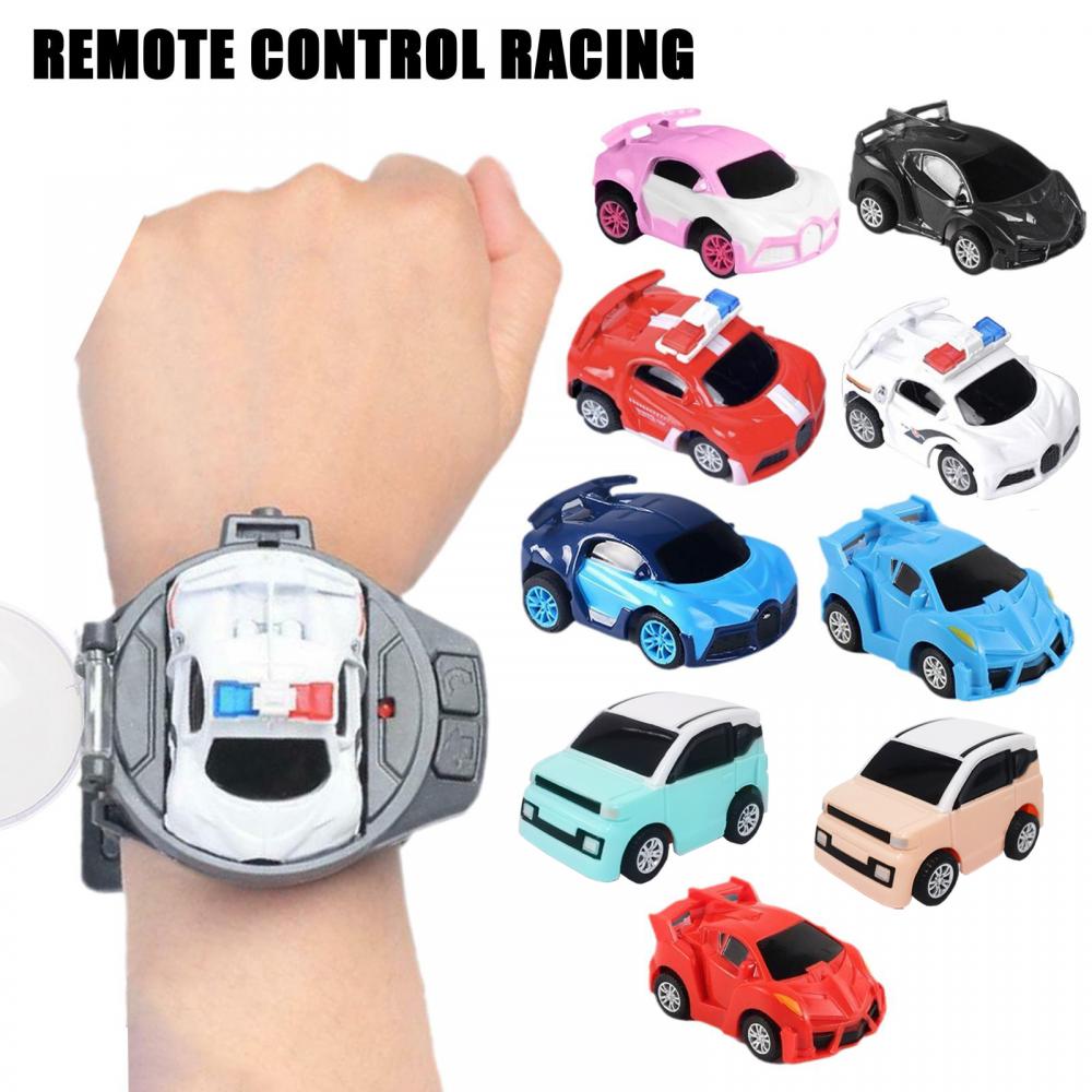 Mini Electric Watch Car Racing 2.4G Remote Control Car Portable Vehicle Kids Toys Christmas Gifts Parent-Child Interaction Game