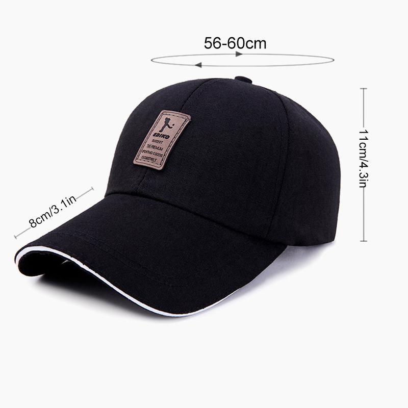 Baseball Cap Adjustable Canvas Hat for Men Women Outdoor Sports Casual Fashionable Minimalist Spring Autumn Winter