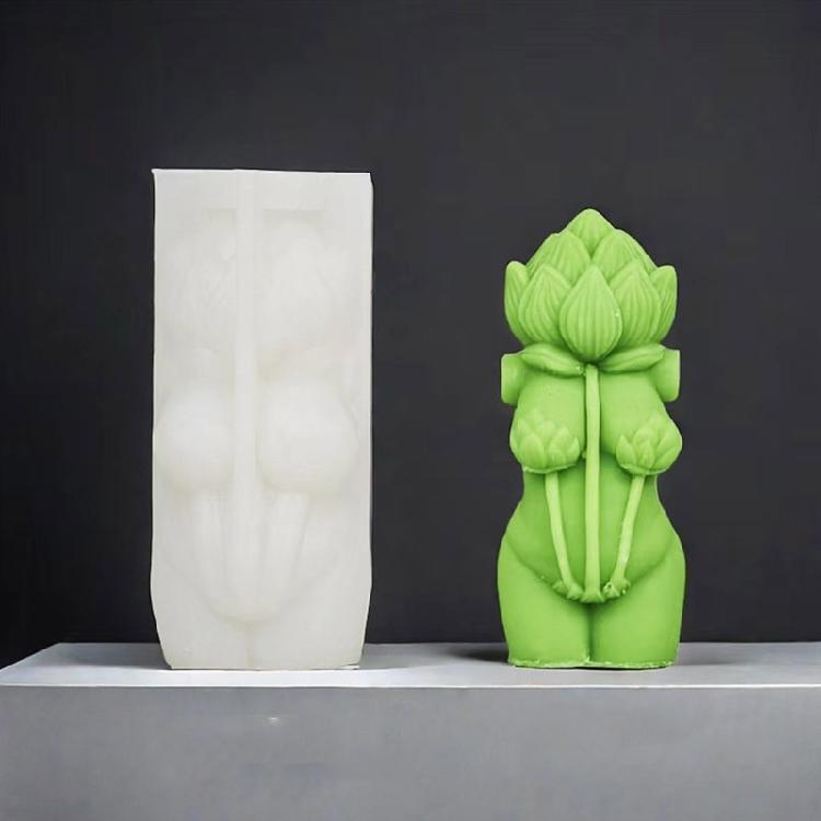 Human Body Candle Molds Silicone Molds Castings Molds Rose Mushroom Body Plaster Molds Candle Making Molds