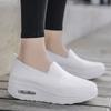 Low Cut Rubber Shoes For Women Slip On White Casual Walking Shoes Fashion Comfortable Shoes