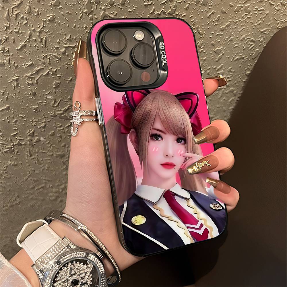 F-Free F-Fire Phone Case For iPhone 14,16,12,15,13,17,11,E,Pro,Max,Plus,Air,Mini Black Soft Cover