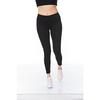 Women's Cotton Side White Striped Ankle Length King Size Lycra Sports Tights - 4902-4077