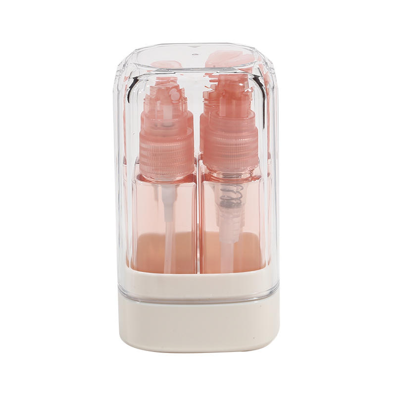 

Дорожный флакон для розлива Многофункциональный дозатор для шампуня и средств по уходу за кожей Бутылки для хранения Спрей Пустой Нажимной контейнер Портативный розовый