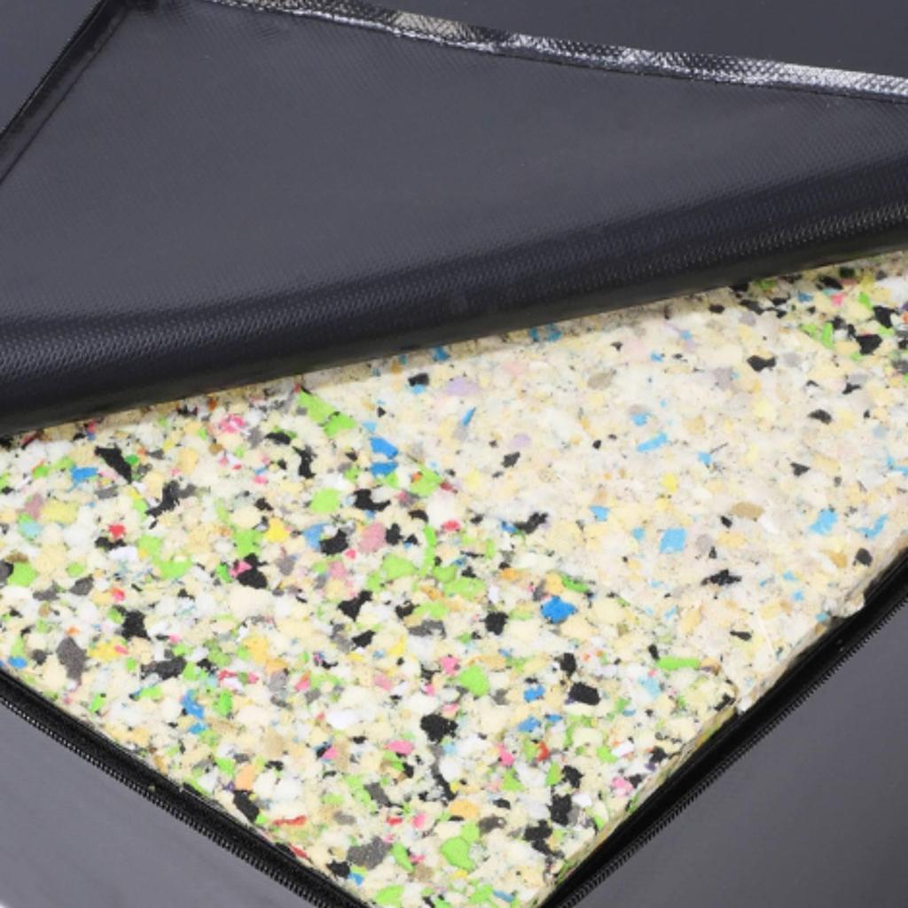 Hip Thrust Box Wipe-Clean Pad Compact for Home Gym
