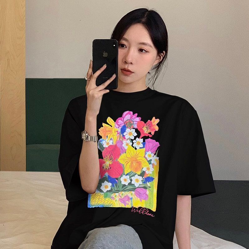 We11done Track Niche Fashion Brand American Summer Cotton Loose Men's Couple Half Sleeve Short Sleeve T-shirt