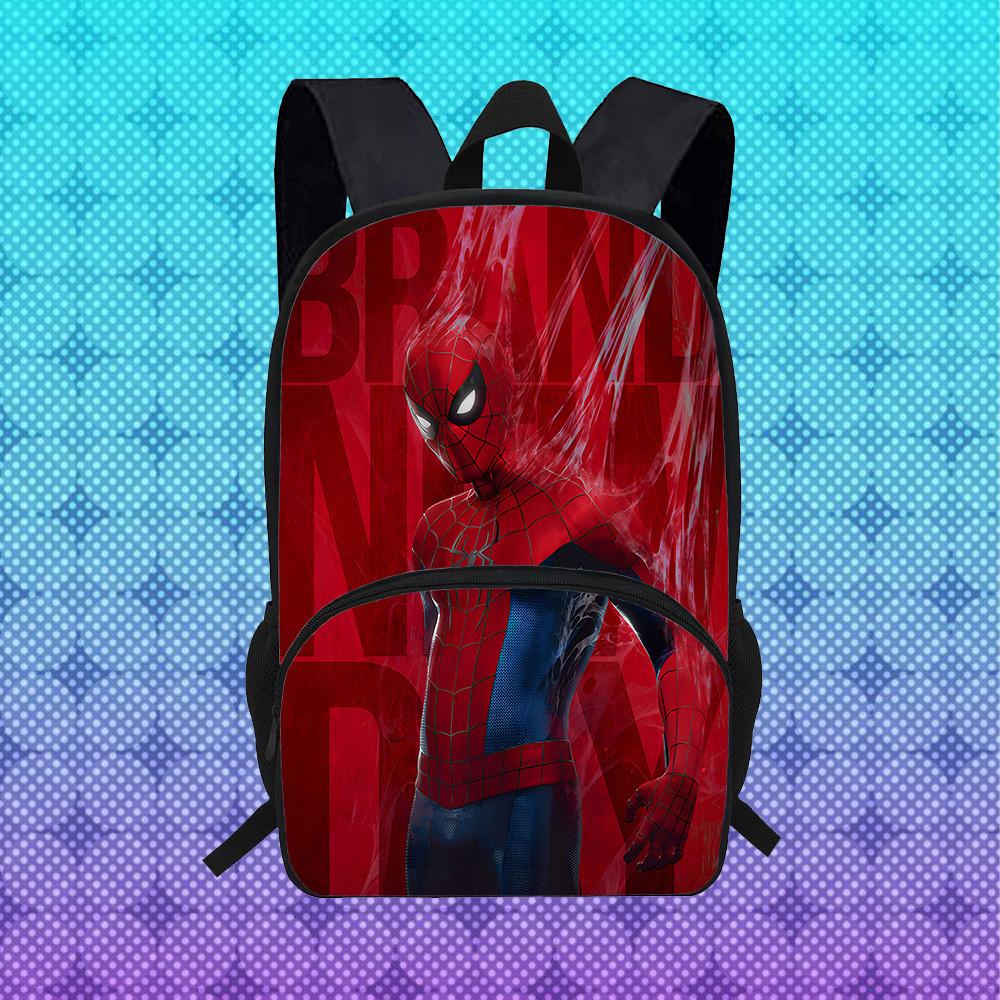 Spider Man Brand New Day Student Backpack With Breathable Oxford Fabric For School Use