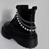 Stylish Multi-Layer Versatile Pearl Chain Shoe Accessories, Removable Martin Boot Shoe Chain Accessories Sweet Cool Spice Girl Shoe Chain
