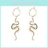 Trendy Alloy Snake Earrings For Women Fashion Street Style Jewelry 2021